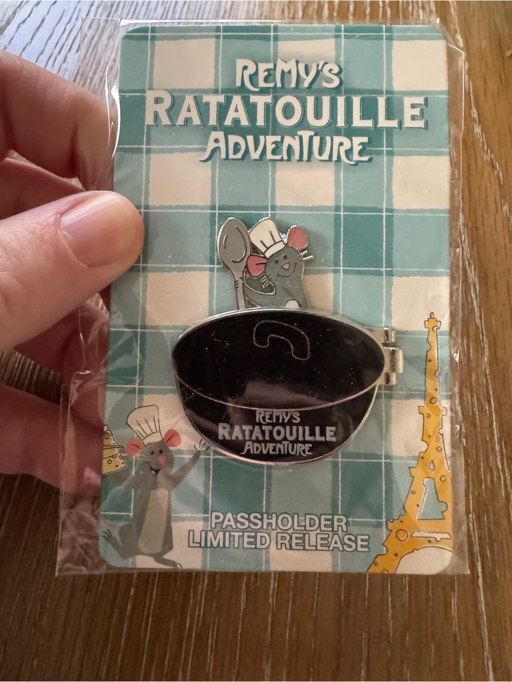 Disney 2021 Oct 1 Opening Day Remy's Ratatouille Adventure Passholder pin LR